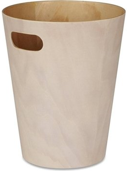 Cesto  Madeira Branco 23 cm