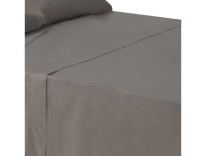 Lençóis  Clássico  Cinzento (Algodão - 150 cm)