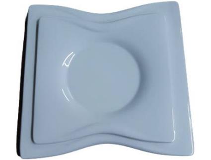 Serviço de Jantar  Audace (19 Peças - Porcelana - Branco)
