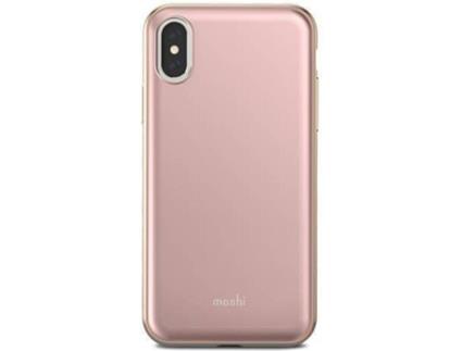 Capa iPhone X, XS  iGlaze Taupe Rosa