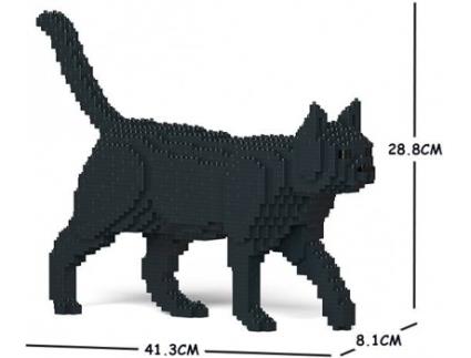 Blocos de Construção  Cats: Black (1230 Peças)