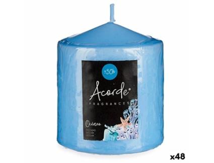 Vela Perfumada Oceano Azul 7 x 8 x 7 cm (48 Unidades)