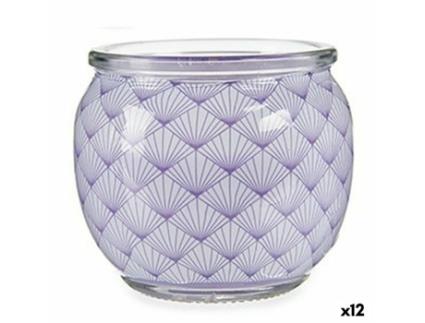 Vela Perfumada Lavanda 7,5 x 6,3 x 7,5 cm (12 Unidades)