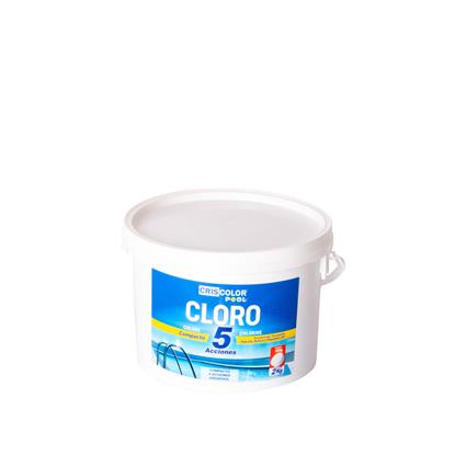 Cloro Compacto 5 Ações 2Kg