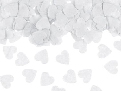 Confettis De Papel Coração 15g - Branco