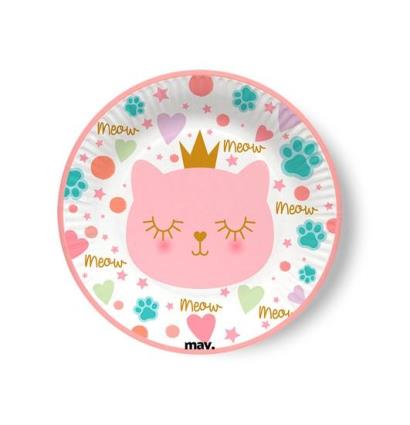 Pratos 18cm Cat Princess