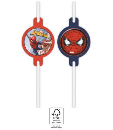 Palhinhas De Papel Spiderman - Crime Fighter
