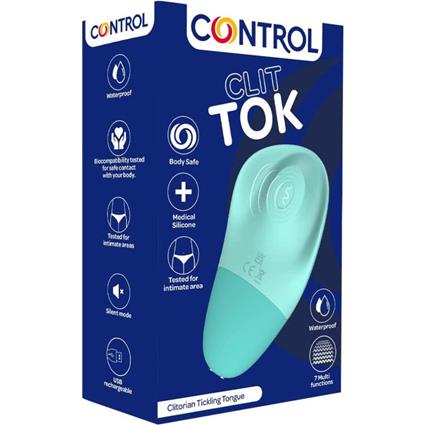 CONTROLE - CLIT TOK RECARREGÁVEL CL TORIS ESTIMULADOR DE LÍNGUA