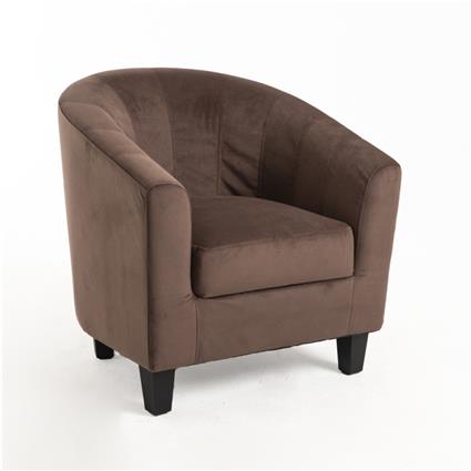 Presentes Miguel - Cadeirão Kanapi Veludo - Moka