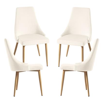 Presentes Miguel - Pack 4 Cadeiras Stoik Wood - Beige