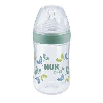 Nuk For Nature Biberão com Tetina Silicone M Verde 260 ml