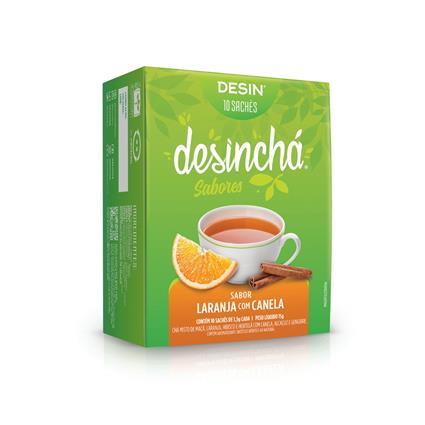 Desinchá Laranja Com Canela 10 saquetas
