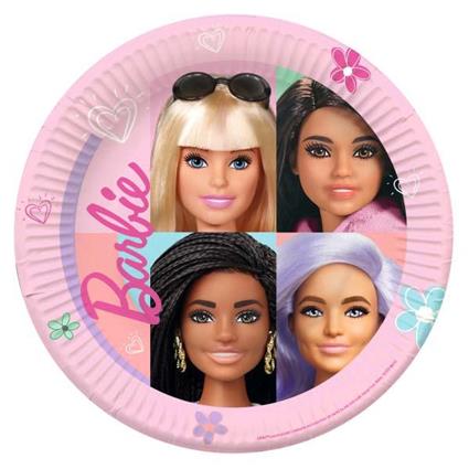 Pratos 23cm Barbie Sweet Life