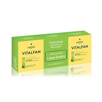 Vitalfan 3 meses de tratamento reagente contra queda de cabelo