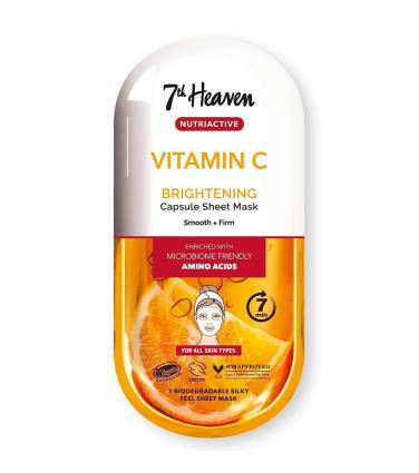 Montagne Jeunesse - 7th Heaven - Máscara Facial Nutriativa - Vitamina C