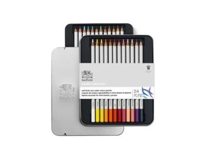 Conjunto de 24 Lápis de Cor Aguarelaveis Winsor & Newton