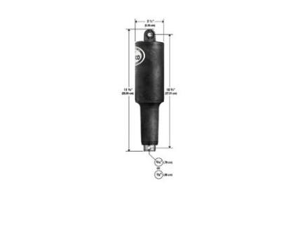 Cilindro reforçado LENCO MARINE INC. 15055-001 12V, L : 28.89 cm, percage = 0.79 cm