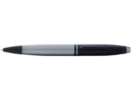 Esferográfica Cross Calais Barrel Cinza Lacado/Preto Mate At0112-26