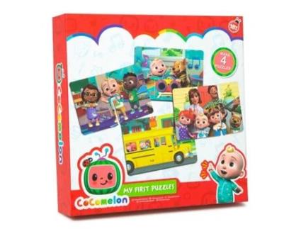 Cocomelon Meu Primeiro 4 Puzz de 4 (Idade Mínima Recomendada: 18 meses)
