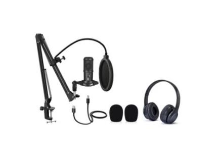 Kit de gravação áudio EASYPIX MyStudio Podcast