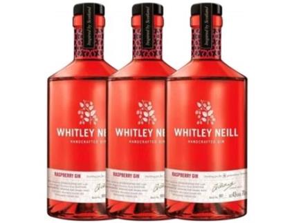 Gin WHITLEY NEILL Whitley Neill Raspberry Gin (0.7 L - 3 unidades)