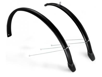 Mudguard Set 24 Inch 58 Mm Plastic Black EUROFENDER