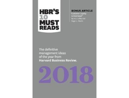 Livro hbr's 10 must reads 2018 de michael e. porter,robert s. kaplan,daniel kahneman,daniel kahneman,roger l. martin (inglês)