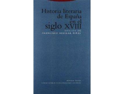 Livro Historia Literaria España S.Xviii de Aguiar (Espanhol)