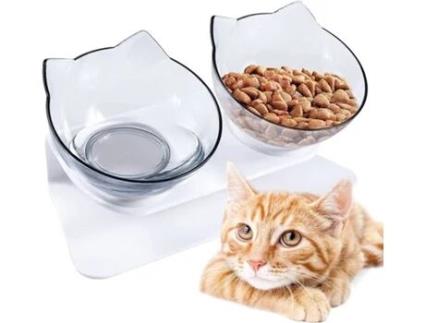 Comedouro Duplo para Cães e Gatos EDIPETS (400 ml)