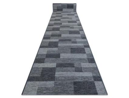 Passadeira Antiderrapante DYWANY LUSZCZOW (120 x 710 cm - Poliamida - Cinzento)