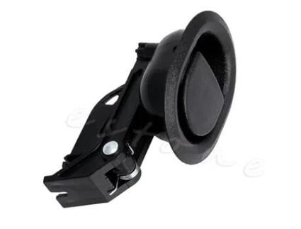 1 peça sofá reclinável oval cadeira alavanca de liberação alça preto plástico duro novo