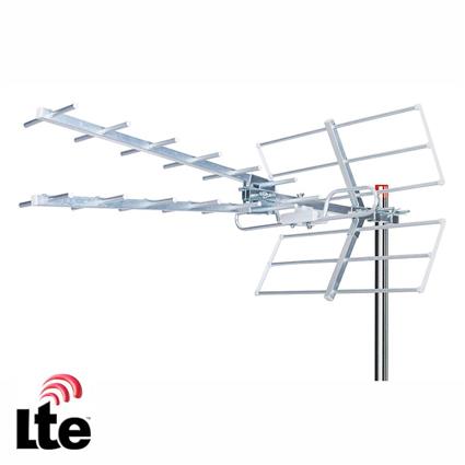 Antena Tdt Exterior UHF 15 Elementos 13db Filtro Lte 5G