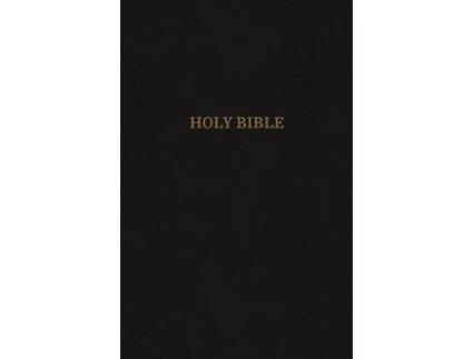 Livro KJV, Thinline Reference Bible, Bonded Leather, Black, Red Letter Edition, Comfort Print: Holy Bible, King James Version (Inglês)