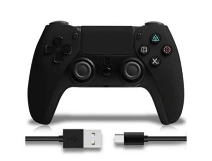 Comando PS4 KINSI Kinsi Dualshock (Wireless - Preto)