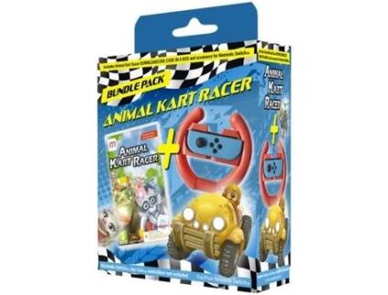 Jogo para Nintendo Switch Animal Kart Racer Código Ciab + Volante