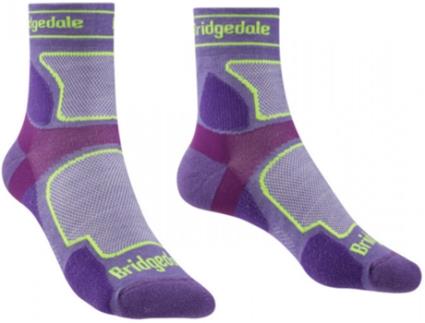 Meias BRIDGEDALE Calcetín Trail Ul Merino Crew Turque