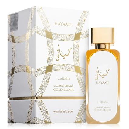 Perfume Unissexo Lattafa EDP Hayaati Gold Elixir 100 ml