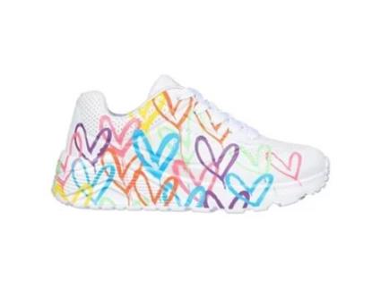 Sapatos SKECHERS Uno Lite Spread The Love (38 - Branco)