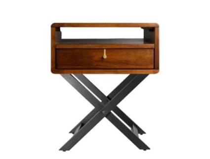 Mesa de Cabeceira EMMA'S BEDROOM (L48 x D40 x H59.5 cm - Borneo Teak)