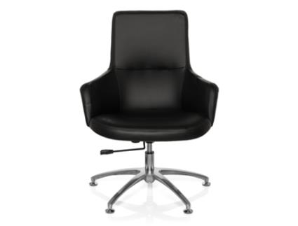 Poltrona HJH OFFICE Shake 300 (Preto - Pele Sintética - 60 x 48 x 108 cm)