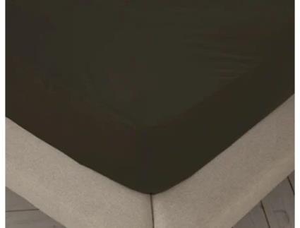 Lençol de Baixo Liso e Ajustável na Cor Lisa Preto ETHERE MAISON (180 x 200 cm)