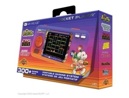 Consola Retro Gaming My Arcade Pocket Player Data East Hits 308 Jogos em 1 my Arcade