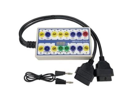 Auto Car profissional Obd-2 Break Out Box Diagnóstico a bordo Breakout Box Detector de protocolo Obd-ii Conector de diagnóstico