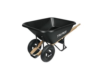 Carro de Mão com Pneu Duplo TRUPER (Plástico - 175L)