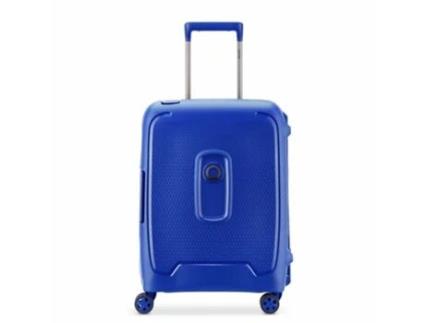 Mala de cabine DELSEY 4 rodas duplas Unissexo (55 cm - Azul)