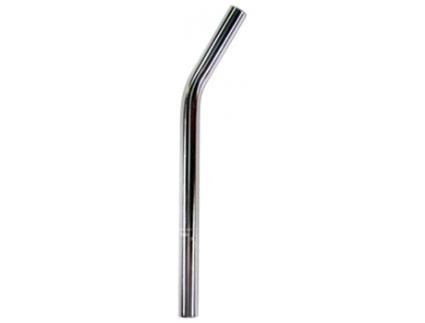 Seatpost Bmx Curved 25.4 X 360 Mm Steel Silver VWP