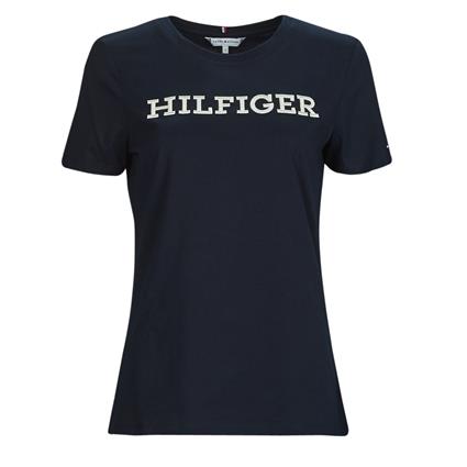 Tommy Hilfiger T-Shirt mangas curtas REG MONOTYPE EMB C-NK SS para mulheres