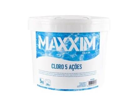 Cloro 5 Ações Tableta 200Gr 5Kg MAXXIM