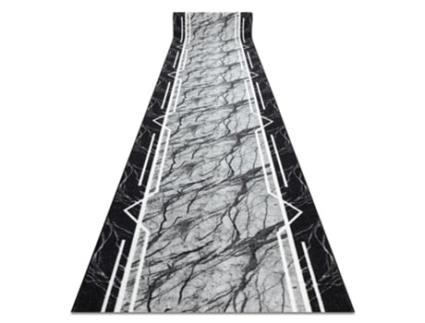 Alcatifa Do Corredor com Reforço de Borracha 80 cm Marmur Mármore, Pedra Cinzento