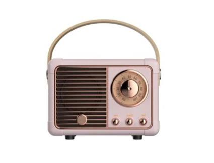 Retro Coluna Bluetooth Hm11 Clássico Retro Leitor de Música Som Estéreo Portátil